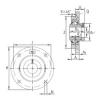 Bearing housed units RME100 INA