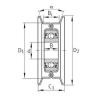 Bearing housed units RSRB15-92-L0 INA