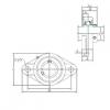 Bearing housed units UCFL201-8E KOYO