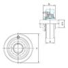 Bearing housed units UKC208+H2308 NACHI #1 small image