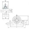 Bearing housed units UKP307+H2307 NACHI