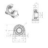 Bearing housed units USPAE203 SNR