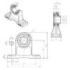 Bearing housed units USPH201 SNR