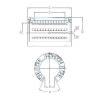 linear bearing shaft LBCF 20 A SKF #1 small image