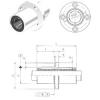 linear bearing shaft LMEFM8 Samick #1 small image