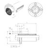 linear bearing shaft LMFP20L Samick