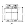 Four-Row Cylindrical Roller Bearings 820RX3201A RX-10