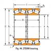 four-row tapered roller Bearings m252349dw m252310 #1 small image