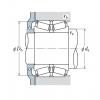 DOUBLE ROW TAPERED ROLLER BEARINGS NSK 1180KH1601+K