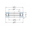 SINGLE-DIRECTION THRUST BEARINGS 51438X