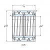 Sealed clean TAPERED ROLLER BEARINGS 490KVE6201A