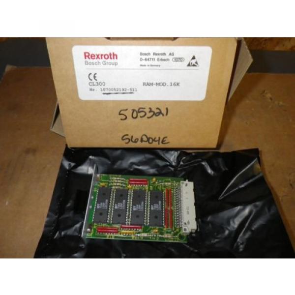 Rexroth Bosch CL300 RAM-MOD.16K 1070052192-511 #2 image