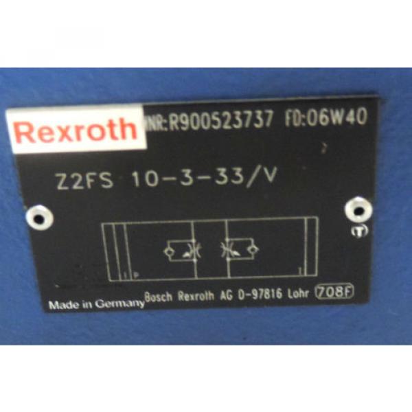 NEW REXROTH Z2FS 10-3-33/V HYDRAULIC VALVE  Z2FS10-3-33/V #5 image