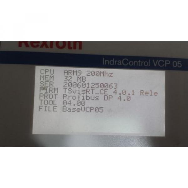 Rexroth IndraControl VCP 05 with PROFIBUS DP slave VCP05.2DSN-003-PB-NN-PW #9 image