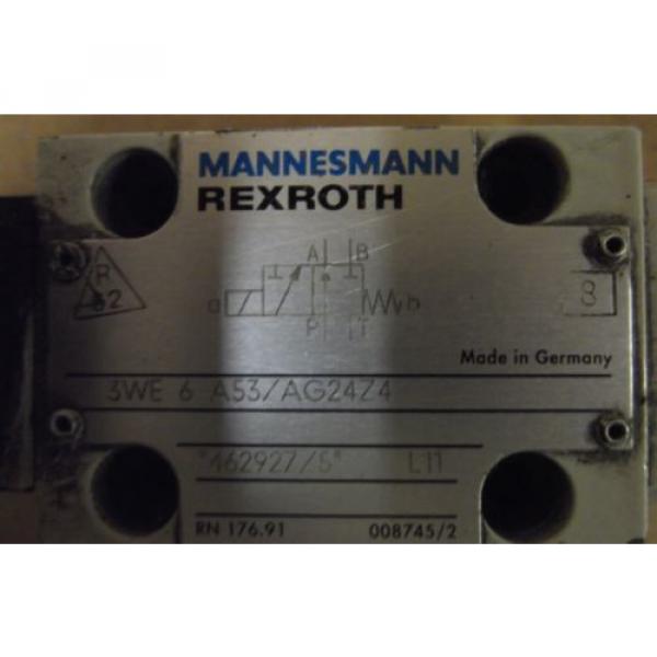 MANNESMANN REXROTH Ventilmagnet  3WE 6 A53/AG24Z4 #4 image