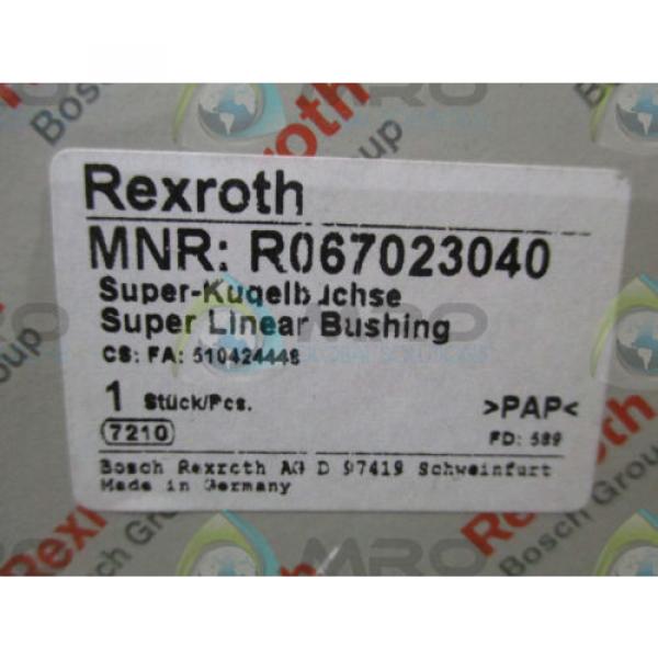 REXROTH R067023040 SUPER LINEAR BUSHING *NEW IN BOX* #2 image