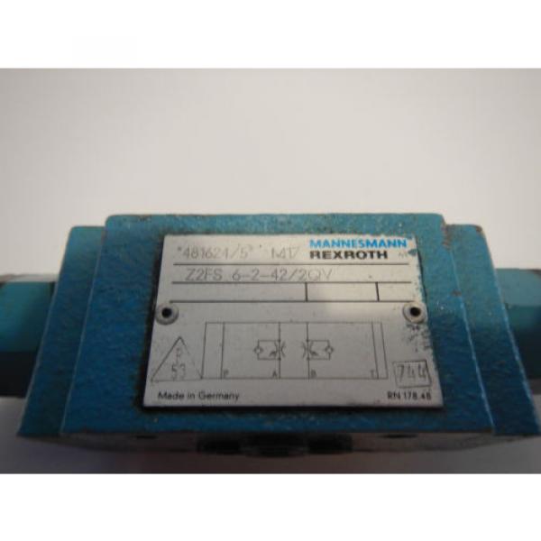 Rexroth Z2F5-6-242/QV Hydraulic Dual D03 Flow Control #2 image