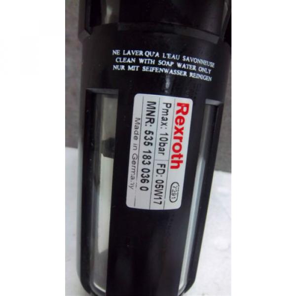 REXROTH KEY/LOCK AUTO DRAIN 5351-830-360 535-183-036-0 NEW-NO NO BOX 5351830360 #3 image