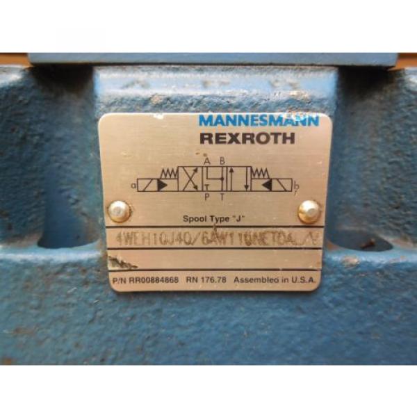 Rexroth Directional Valve 4WEH10J40/6AW110NETDAL/V 4WE6J52/AW110N DAL/N 120V #3 image