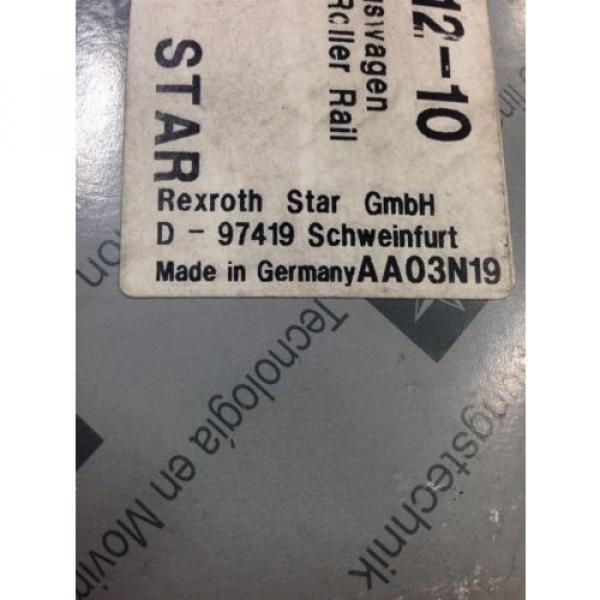 NEW REXROTH 1851-412-10 LINEAR RUNNER BLOCK ROLLER RAIL / D-97419 BEARING (U3) #7 image