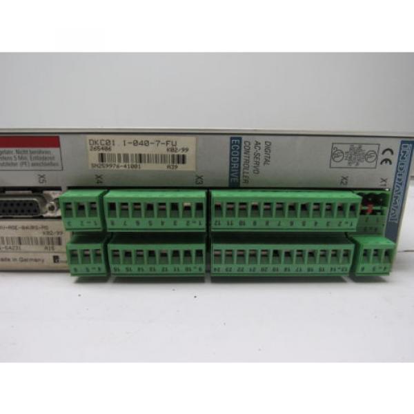 Rexroth Indramat DKC01.1-040-7-FW Eco Drive W/Manual #7 image