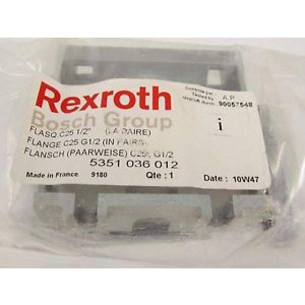 NEW REXROTH BOSCH GROUP FLANGE C25 G1/2 5351 036 012 5351036012 #1 image