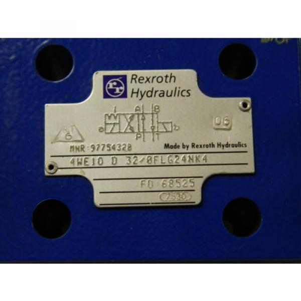 REXROTH VALVE 4WE10 D 32/0FLG24NK4 4WE10D320FLG24NK4 97754328 #3 image