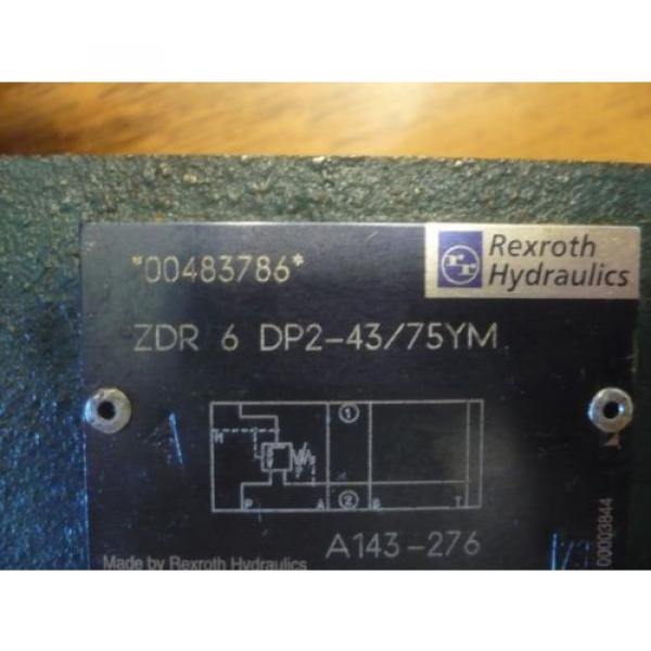 New Rexroth R900483786 ZDR 6 DP2-43/75YM ZDR6DP2-43/75YM Valve #4 image