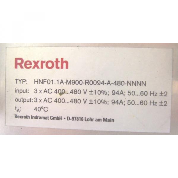 REXROTH BOSCH   SERVO DRIVE   HNF01.1A-M900-R0094-A-480-NNNN    60 Day Warranty! #7 image