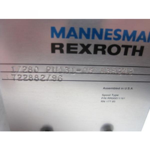 MANNESMANN REXROTH 1/280 PUA13-05 835242   722882/95 #2 image