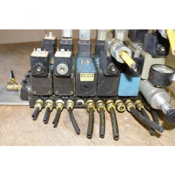 Rexroth Ceram 6-Valve Air Control Manifold Assembly w/ Regulators *FREE SHIP* #10 image