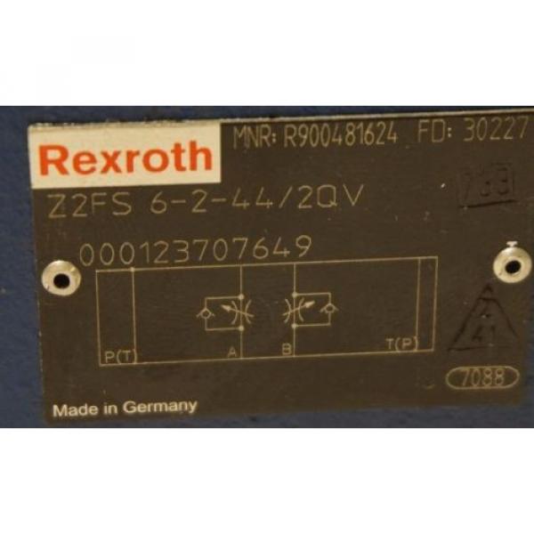 NEW REXROTH Z2FS 6-2-44/2QV FLOW CONTROL VALVE Z2FS6244/2QV #2 image