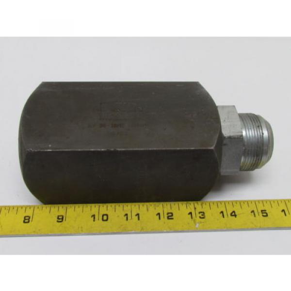 Rexroth Hycon 45/84 Carbon Steel 1-1/2&#034; Check Valve Hydraulic 1-7/8x12 Thread #1 image