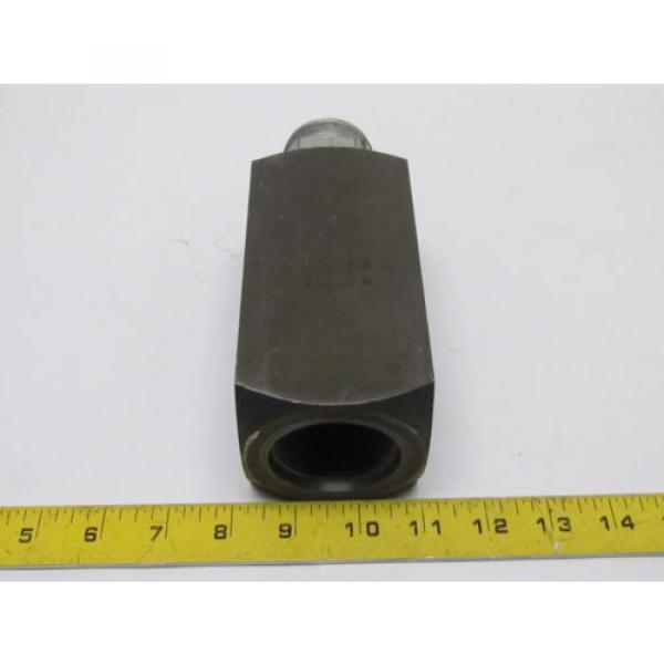 Rexroth Hycon 45/84 Carbon Steel 1-1/2&#034; Check Valve Hydraulic 1-7/8x12 Thread #2 image