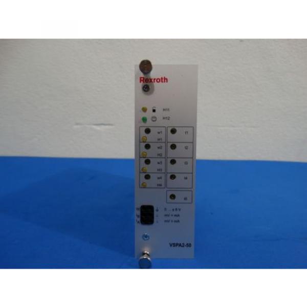 REXROTH AMPLIFIER CARD R900214082 MODEL  VT-VSPA2-50-1X/T5 #3 image