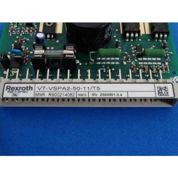 REXROTH AMPLIFIER CARD R900214082 MODEL  VT-VSPA2-50-1X/T5 #4 image