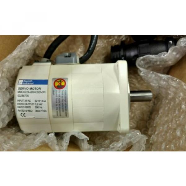 REXROTH INDRAMAT SERVO MOTOR MMD022A-030-EGO-CN *NEW IN BOX* #4 image