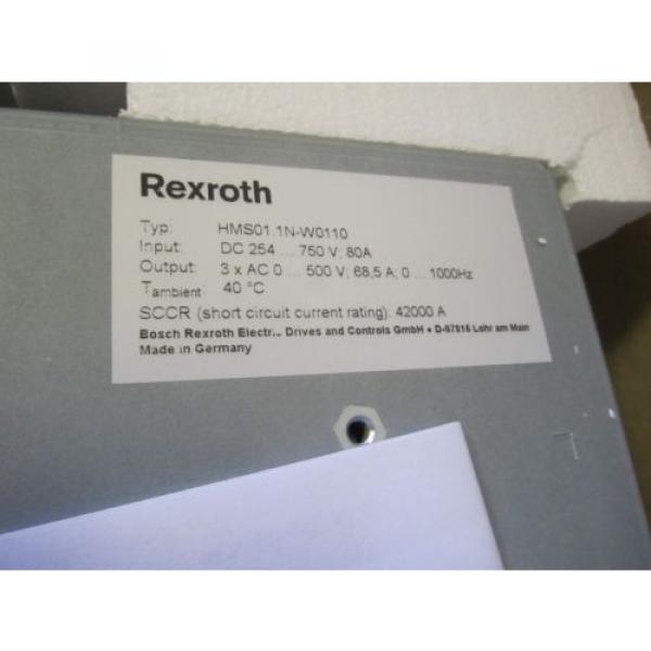 REXROTH INDRAMAT  HMS01.1N-W0110-A-07-NNNN ,,, HMS011NW0110A07N #3 image