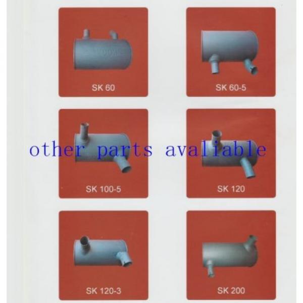 YN12P00050P1 MUFFLER AS FITS FOR KOBELCO J05E SK200-8 SK210-8 SK250-8 SK260-8 #7 image