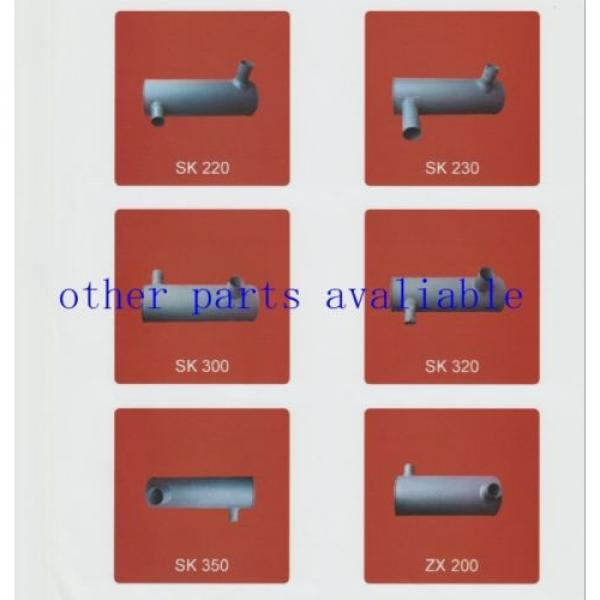 6D34 TUBE,PIPE EXHAUST FITS KOBELCO SK200-6 SK200-6E SK210-6 SK230-6E SK230-6 #8 image