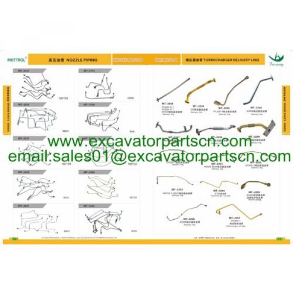 SK200-5 SK200 MARK V MUFFLER AS FITS FOR KOBELCO  EXCAVATOR 6D31 YN12P00007P2 #9 image