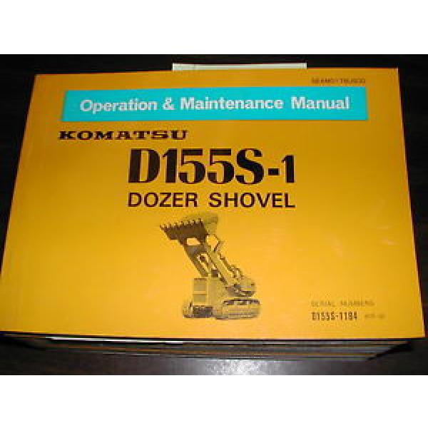 Komatsu NEEDLE ROLLER BEARING D155S-1  OPERATION  MAINTENANCE  MANUAL  TRACK LOADER SHOVEL OPERATOR GUIDE #5 image