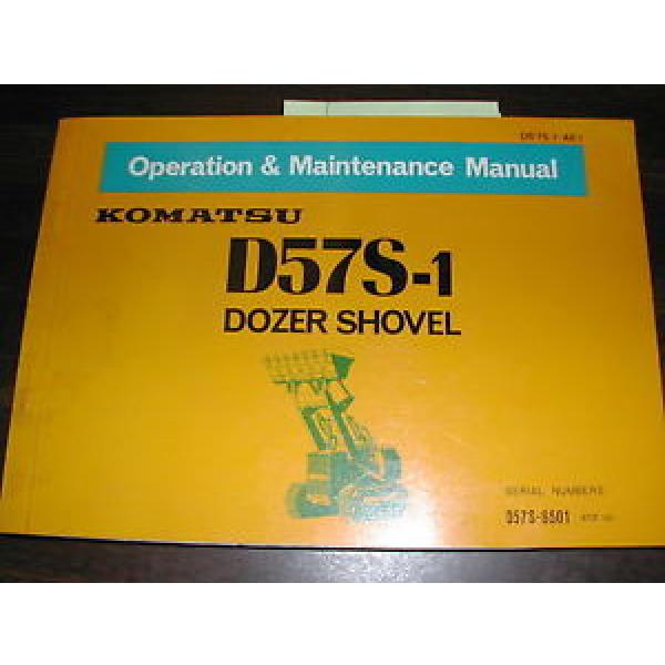 Komatsu NEEDLE ROLLER BEARING D57S-1  OPERATION  MAINTENANCE  MANUAL  TRACK LOADER SHOVEL OPERATOR GUIDE #5 image