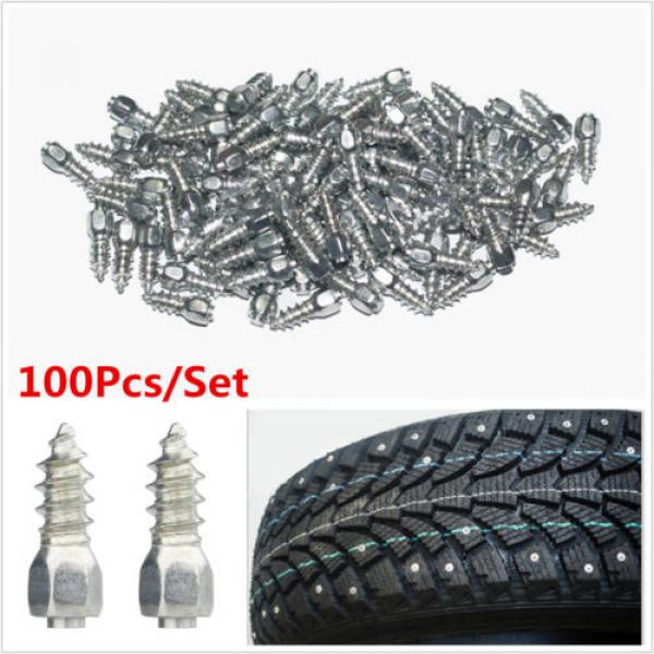 100Pcs Screw in Tire Stud Snow Spikes Racing Track Tire Ice Studs Snowmobile ATV #1 image