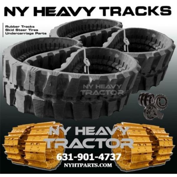 TWO NY HEAVY RUBBER TRACKS FITS VOLVO ECR38 300X52.5X84 FREE SHIPPING #1 image