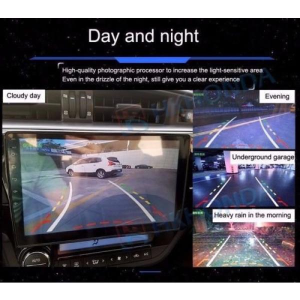 4 LED color Car Dynamic Track Rear View Reverse CCD Camera tracking For Volvo #4 image