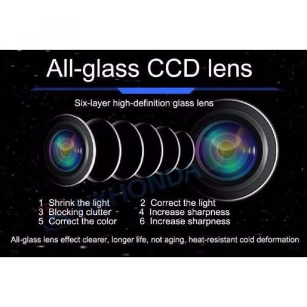 4 LED color Car Dynamic Track Rear View Reverse CCD Camera tracking #5 image