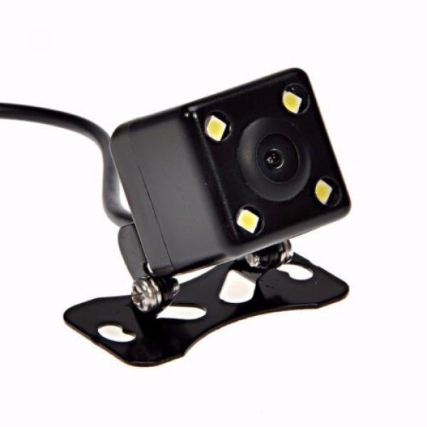 4.3 TFT Flodable Monitor + 4 LED Car Dynamic Track Rear View Reverse CCD Camera #9 image