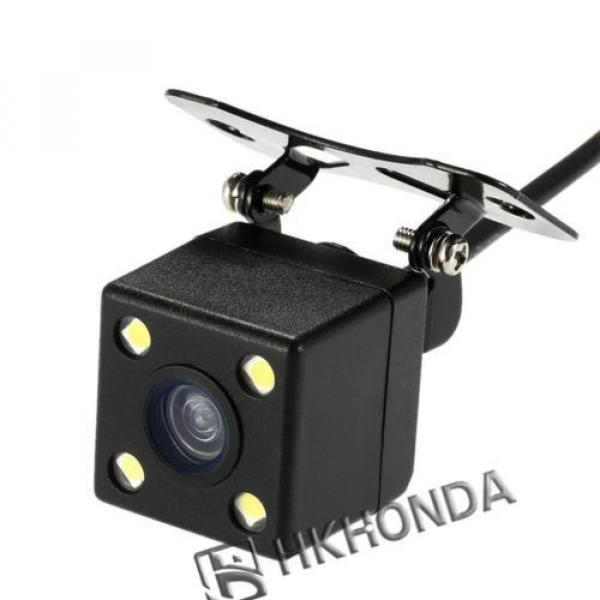 4.3&#034; 2AV sucker Screen + 4LED Car Track Dynamic Trajectory Rearview CCD Camera #8 image