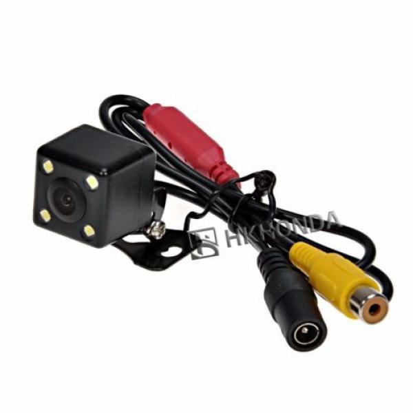 4 LED Car Dynamic Track Rear View Reverse trajectory CCD Camera tracking Lines #10 image